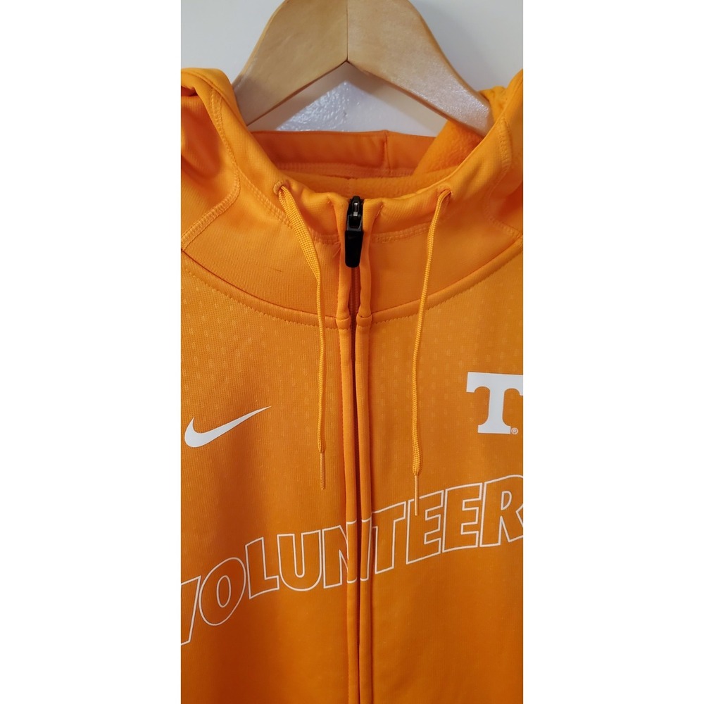 Nike Tennessee Volunteers Hoodie Sweatshirt Full Zip XL Therma-Fit Orange&White - Picture 4 of 12
